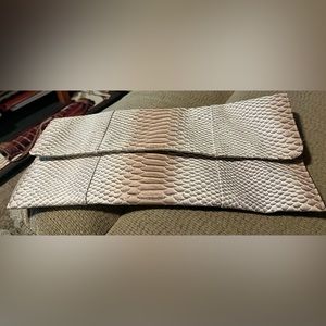 Jessica McClintock croc clutch